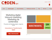 Tablet Screenshot of codendigital.com